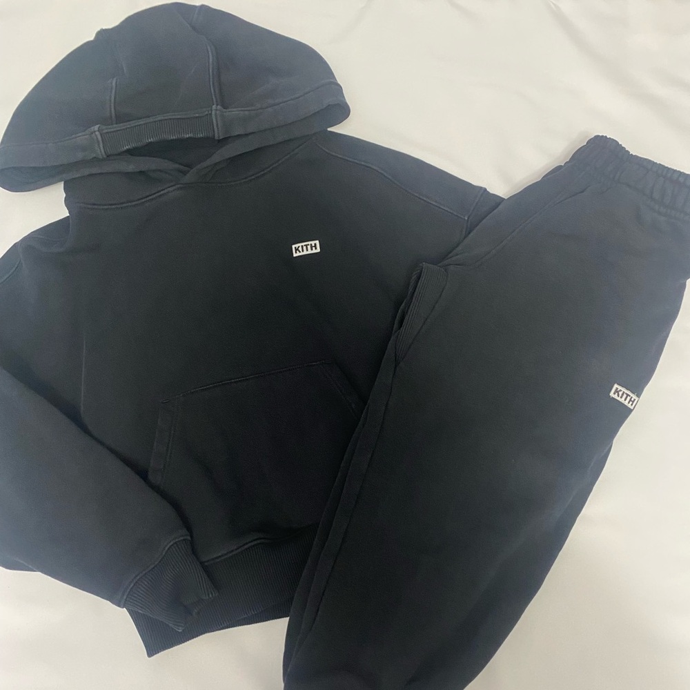 Kith Kids Charcoal Jogger Set